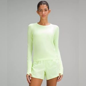 Lululemon Swiftly Tech Long Sleeve Shirt 2.0 Race Length size 6 Faded Zap FZAP